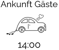 14:00 Ankunft Gäste
